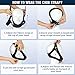Anti Snoring Chin Strap - Effective Snore Chin Strap/Anti Snoring Devices for Men Women, Breathable & Comfortable Chin Strap for Sleeping (with Air Holes and Massage Magnets), Black