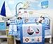 SoHo Ship Ahoy Baby Crib Nursery Bedding Set 14 pcs