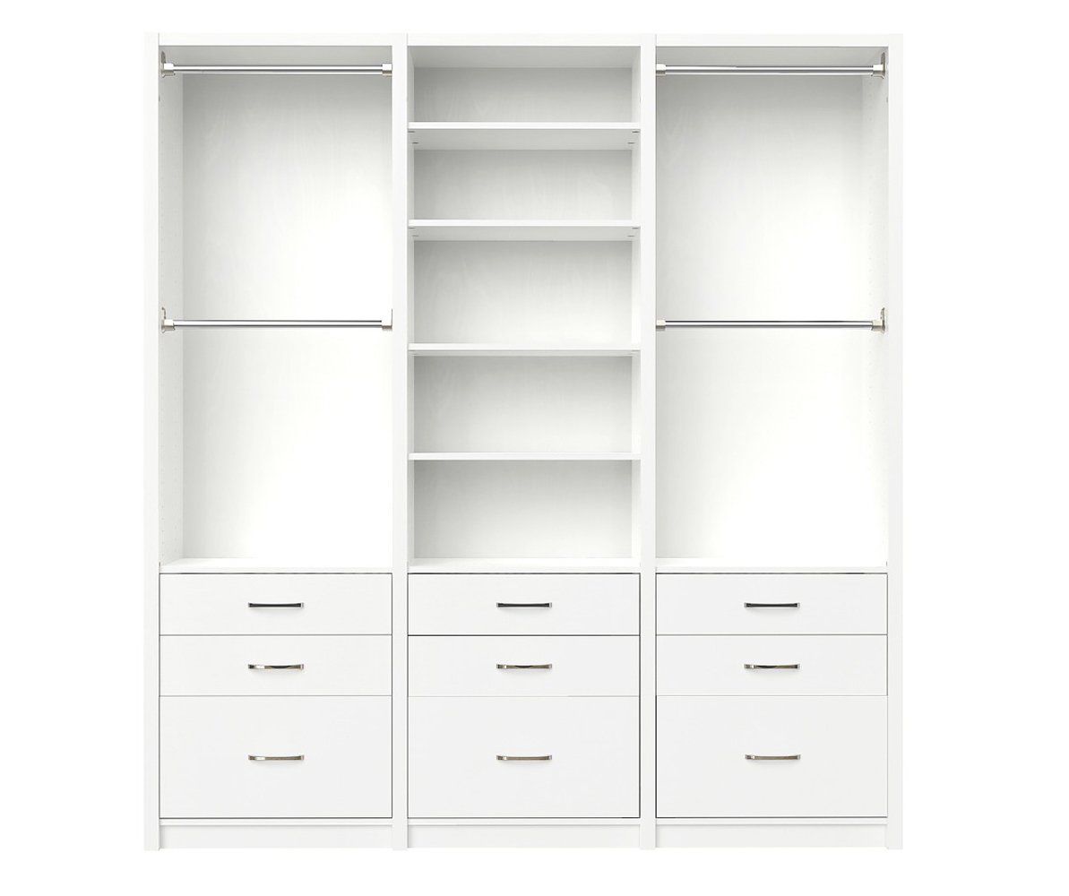 Closetmaid 6109240 Spacecreations Wood Closet Organizer Kit 78