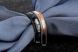 His Queen Wedding Bands Men's Women Stainless Steel
