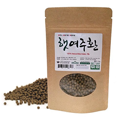 [Medicinal Korean Herbal Pills] 100% Natural Bitter Melon Pills (Bitter Melon/여주 환) (8 oz) - Thumbnail 2
