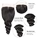 Loose Wave 3 Bundles with Closure Human Hair Bundles 8A Brazilian Virgin Human Hair Loose Wave Bundles with 4