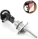 ZHIQIN Drawer Lock with Key 16 mm 61 mm for Furniture Cabinet Filing Silver view 3