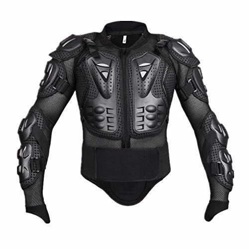 Motorcycle Full Body Armor Protective Jacket Guard ATV Motocross Gear Shirt Black Size M For Suzuki GSXR GSX-R Gixxer 1100