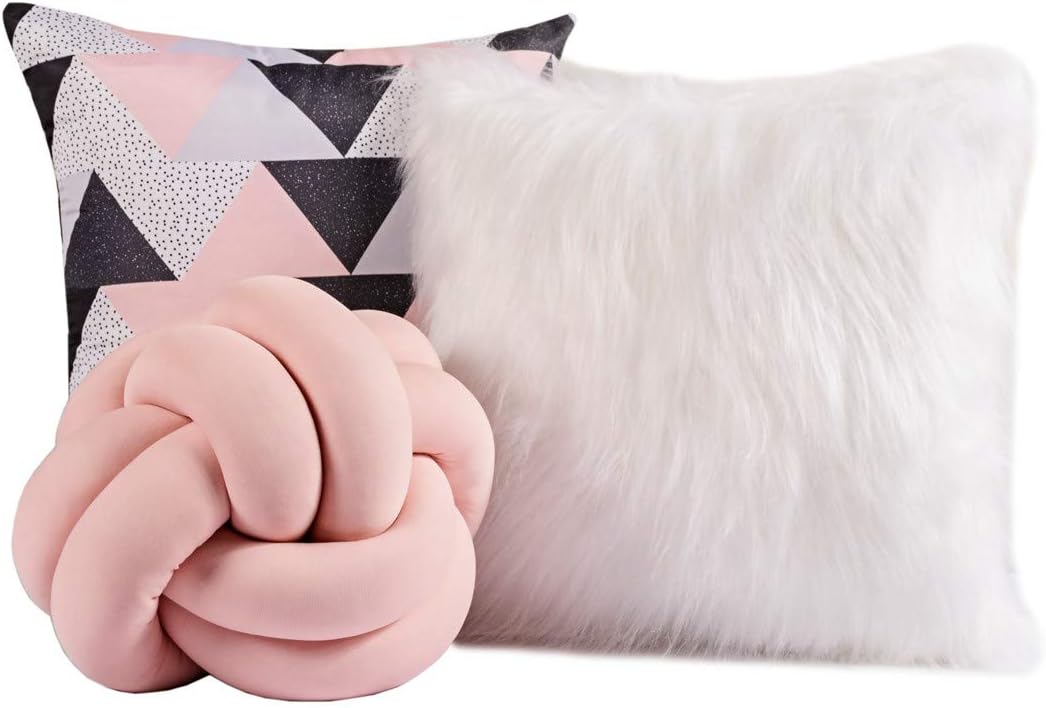 Kit Capas de Almofadas com nó