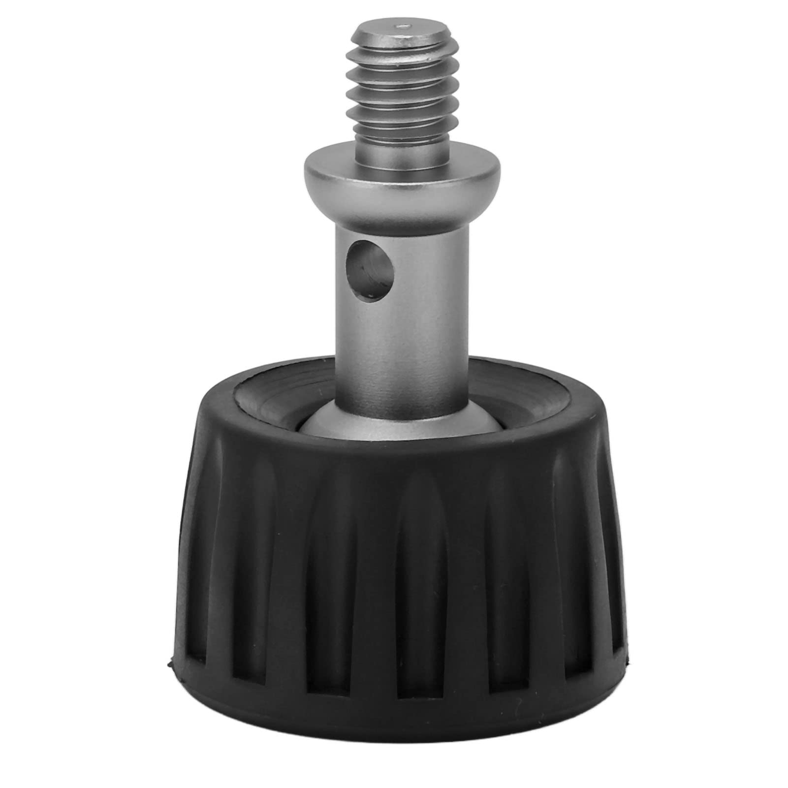 Yctze Universal 3/8in 37mm Rubber Tripod Feet, Large Base Monopod Foot Pad, Replacement Anti Slip Tripod Foot Pad, Ball Head Design