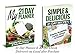 Efficient Nutrition Portion Control Containers Kit (7-Piece) + COMPLETE GUIDE + 21 DAY PLANNER + RECIPE eBOOK, BPA FREE Meal Prep System for Diet and Weight Loss, Similar to 21 Day Fix Containers