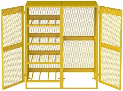 Jamco Products Inc CX100-YP Combination Cylinder Cabinet, 62-Inch x 38-Inch x 70-Inch