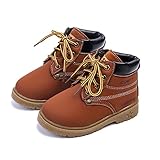 Comfortgo Baby Kids Classic Waterproof Boots Girl Boy Rain Hiking Winter Snow Boots (Todder/ Little Kid)