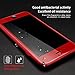 iPhone 7 Plus Screen Protector Tempered Glass 3D Full Coverage, Fingerprint-Proof and Scratch Resistant iPhone 7 Plus Tempered Glass - Red by Meidu
