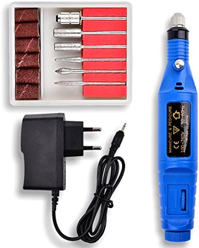 QIANLONG Portable Nail Art Drill Kit Nail Care Pen Type Electric Grinding Machine Toe Nail File Tool Grinder Nail Polish Removers