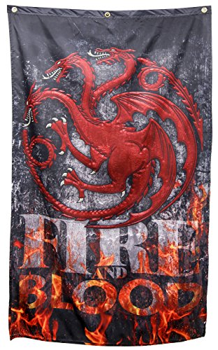 Game of thrones- targaryen fire and blood banner fabric…