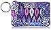 Vera Bradley Women's Cotton Zip ID Case Wallet, Lilac Tapestry, One size