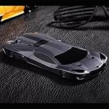 iPhone 6 Case, SwiftBox Cool 3D Sports Car Detachable Hard Case for iPhone 6 4.7 inch + Free HD Screen Protector + SwiftBox Handmade Owl Phone Strap (Black)