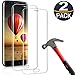 [2 Pack] Samsung Galaxy S6 Edge Screen Protector Temperd Glass 3D Curved Full Coverage HD Clear 9H Anti-Scratch Tempered Glass Screen Protector Film for Samsung Galaxy s6 Edge