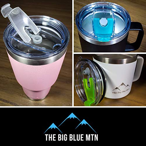2 Spill+Proof+Tumbler+Lids+Replacement