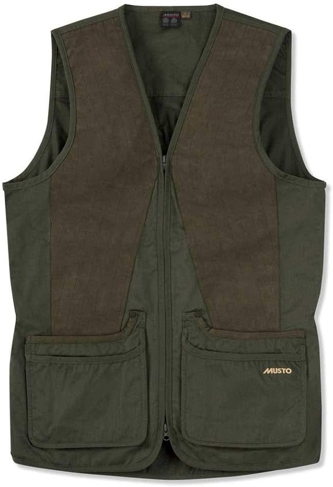 Musto Clay Shooting Vest Vineyard Green Amazon.co.uk Clothing