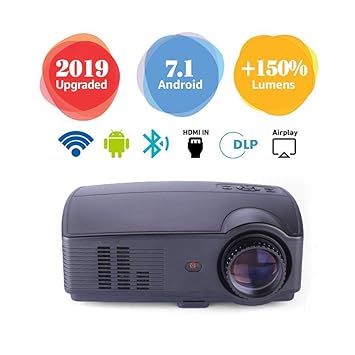 Cine En Casa Mini Proyector LED para WiFi Alta Definición Hogar ...