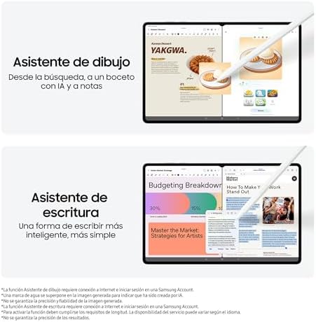 Galaxy Tab S11 Ultra 512GB WiFi, Tablet AI, Leve, Ferramentas de IA, Dex, 12GB de Memória, Bateria Duradoura, Garantia do Fabricante 3 Anos + 1 Extra, Cinzento (Versão Espanhola)