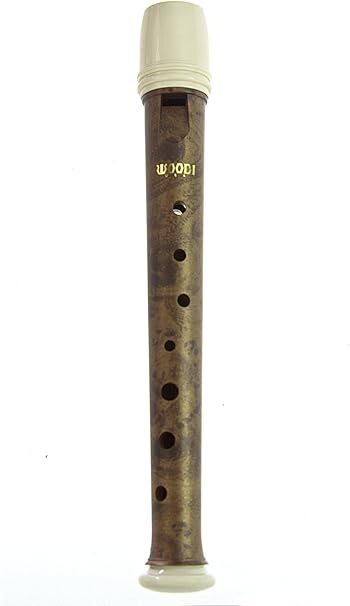 Amazon Com Woodi Garklein Recorder Piccolo Wr 118bw3 Knob Gold Ivory White One Piece Baroque Fingering 6 5 Inche Musical Instruments