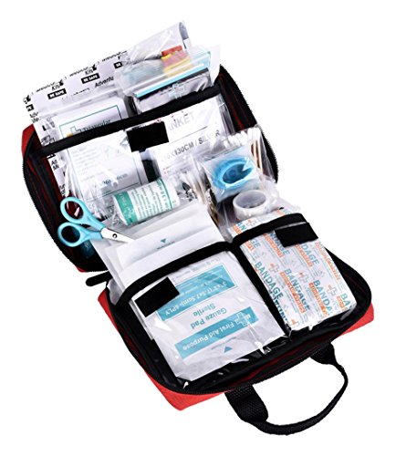 REEBOW TACTICAL GEAR 115 Piece First Aid Kit Medical Supply Survival Gear Bag for Car Home Office Outdoor Camping Hiking Travel Sports Earthquake Emergency Kits