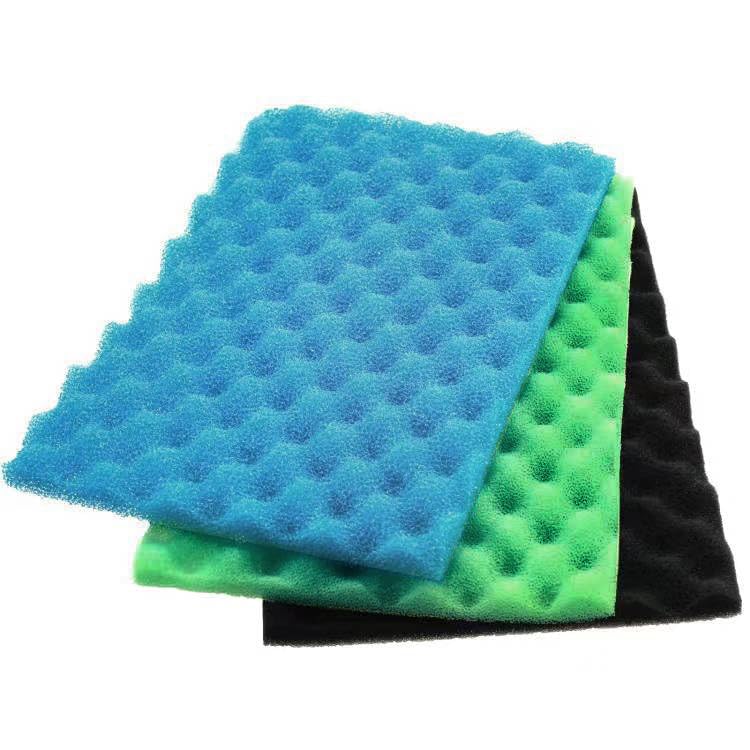 Photo 1 of AQUANEAT Aquarium Bio Sponge Foam Filter Media Pad Cut-to-fit for Fish Tank Sump Pond 17" x 11" x 1/2" to 1"