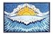 Sunshine Joy Sun Wave Surf Tapestry Tablecloth Beach Sheet Wall Art 60x 90 Inches - Classic
