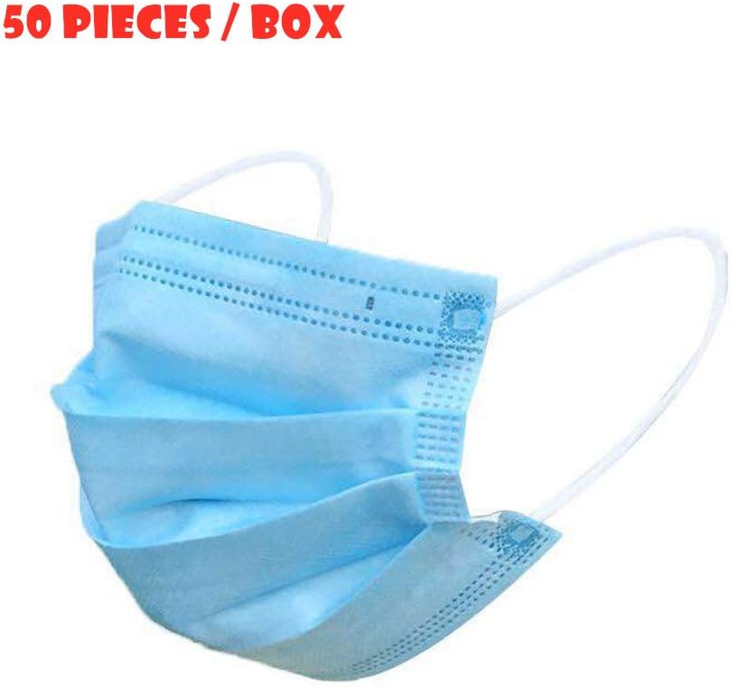 Ericama 50PC Disposable Dust Filters, Shipped on the day of purchase, with CE certification, Non-woven and waterproof materials, Three Breathable and Skin-Friendly Layers