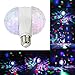 Disco Lights for Parties, Colorful Rotating Magic Ball Lights with 2 Light Bulbs, RGB LED Stage DJ Light for Home Room Dance Parties Birthday Karaoke Halloween Christmas Wedding Show Club Decorations