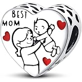 925 Sterling Silver Charms for Bracelets,Happy Family Dangle Pendants Charms Bead fit Pandora Charms Bracelets or Necklaces Jewelry Gift for Womens