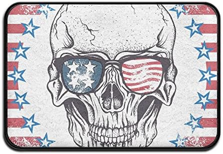 HOMESTORES 17x24 Inch Memory Foam Bath Mat Non Slip Absorbent Super Cozy Velvet Bathroom Entrance Rug Carpet - 90s Funny Dinosaurs