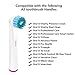 Replacement Toothbrush Heads for Oral-B, 4 Count Replacement Heads Compatible with Oral B Braun Electric Toothbrush
