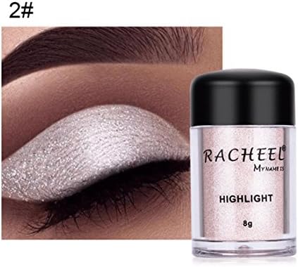 Certainer Shadow Powder, 6 Colors Shimmer Glitter Eye Shadow Dust Powder Metallic Pigments Mineral Eyeshadow Palette Matte Cosmetic Makeup (B)
