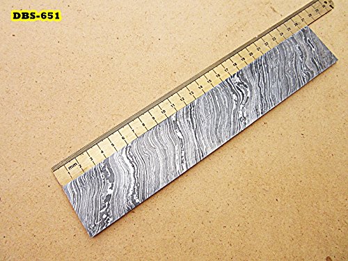 DBS-651, Custom Handmade Damascus Steel Billet Knife/Blank Blade Making Bar