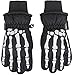 Andorra Kids Glow in the Dark Thinsulate Waterproof Snow Gloves, Skeleton