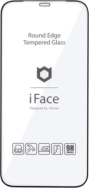 Amazon Iface Iphone 12 12 Pro 専用 ガラスフィルム ラウンドエッジ 画面保護シート ブラック スクリーンプロテクター 通販