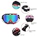 SPOSUNE Dirt Bike ATV Goggles - UV400 Motorcycle Motocross Riding Goggles, Windproof Dustproof for Adults Men Women Youth