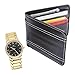 Mens Elegant Wallet, and Metal Classy Gold Tone Watch Gift Set
