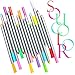 Soucolor Fineliner Color Pen Set, Set of 60 Assorted Colors, 0.4mm Colored Fine Liner Sketch Drawing Pen, Porous Point Marker - Perfect for Coloring Books and Bullet Journal