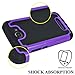 COVRWARE Alcatel OneTouch Fierce 2 / Pop Icon A564C, 3 in 1 Bundle - Armor Defender Series Protective Case [Free HD Film & Aluminum Sensitive Cap Stylus Pen] - Purple