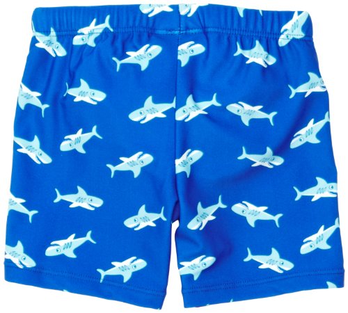 Playshoes Jungen Uv-Schutz Shorts Fische Hellblau Badeshorts – Bild 3