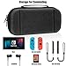 Moretek Compatible with Nintendo Switch Carrying Case EVA Hard Shell Travel Protective Cases for Nintendo Switch Game Console & Accessories (BlackCloth)thumb 4