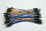 Aketek Male to Male Solderless Flexible Breadboard Jumper Cable Wires 100pcs for Arduino