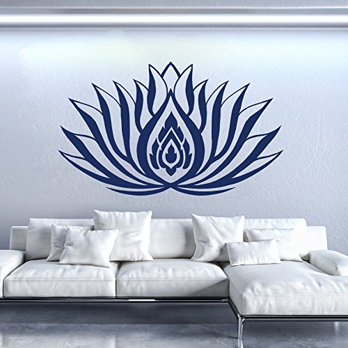 Vinyl Decal Lotus Flower Home Wall Art Sticker Mural Yoga Zen