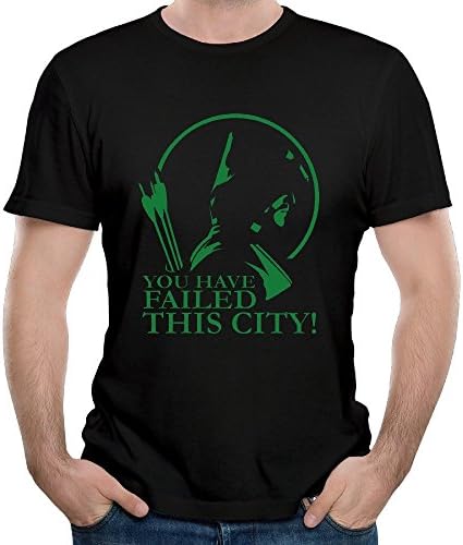 Man's Green Arrow You Have Failed This City T Shirt Cotton