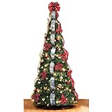 Thomas Kinkade Hammacher Schlemmer The Pop-Up 6 Foot Christmas Tree