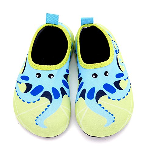 Vivay Toddler Kids Water Shoes Quick Drying Swim Beach Shoes Aqua Socks for Boys & Girls