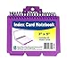 C-Line Spiral Bound Index Card Notebook with Tabs, Includes 60 Ruled 3 x 5 Inch Index Cards, 1 Notebook, Color May Vary (48750)