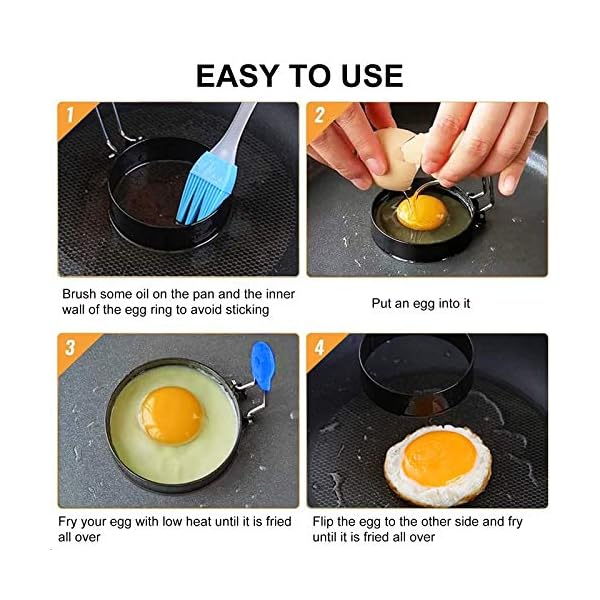 Epoch-Making-2PCS-Fried-Egg-Rings-with-Anti-Scalding-Handle-Food-Grade-Stainless-Steel-Non-Stick-Mould-for-Frying-Pancakes-Meat-Pie-Hamburger-Sandwich Epoch-Making 2PCS Fried Egg Rings with Anti-Scalding Handle Food Grade Stainless Steel Non Stick Mould for Frying…