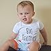 Big Brother Print Arrow Pattern T-Shirt, White (Big Brother), 4-5 Years/Tag 110